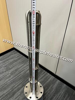 Scaldaia a tubature a fianco con scatola di connessione per il riscaldamento di serbatoi industriali e di processi