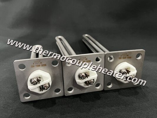 Elemento riscaldante a immersione con flangia in acciaio inossidabile per scaldabagno industriale certificato UL