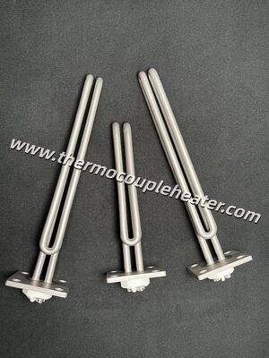 Elemento riscaldante a immersione con flangia in acciaio inossidabile per scaldabagno industriale certificato UL