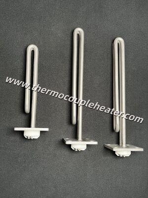 Elemento riscaldante a immersione con flangia in acciaio inossidabile per scaldabagno industriale certificato UL