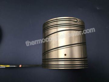 Il grande diametro introduce il radiatore di bobina d'ottone con la termocoppia per la macchina a iniezione di plastica
