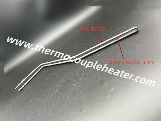 Fabbricazione di precisione: riscaldatori tubolari personalizzati con diametro di 4,8 mm e piegatura di 10 mm