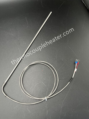 Stainless Steel Sheathed Dia 1.0mm 1.5mm 3.0mm 6.0mm Type K/j/PT100 Probe Type Thermocouple