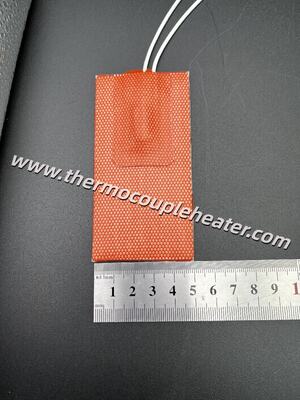 Pad di riscaldamento in gomma di silicone con termostato integrato a 105 ° C