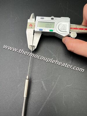 1.0mm Sensore RTD PT100 ultra-sottile per spazi ristretti ad alta precisione