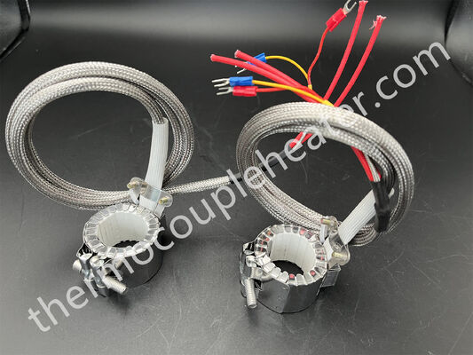 Elemento di riscaldamento elettrico industriale Estrusore ceramico di ottone Mica Band Heater