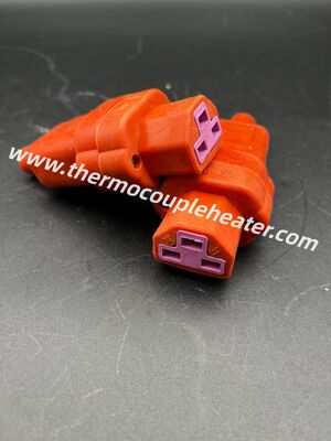 Silicone High Temperature 3-Pin Female Plug For Industrial Electric Heaters