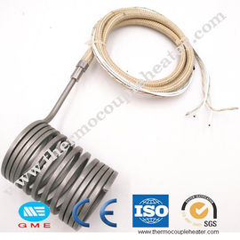 Tipo radiatore della primavera di bobina caldo del corridore con la treccia dell'acciaio inossidabile del cavo della termocoppia 1M di K
