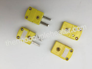 Mini tipo termoplastico maschio del connettore di termocoppia di K e mini dimensione femminile