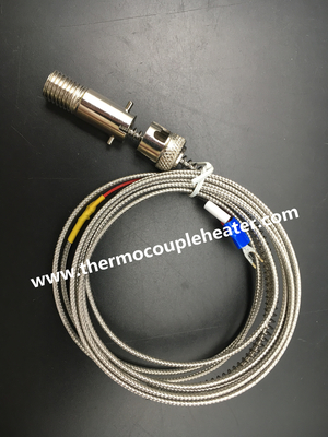 Tipo J/K della termocoppia di stile della baionetta del sensore di temperatura con il cavo di 2m