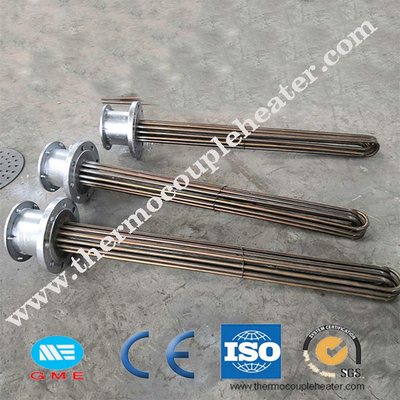 Flangia Tankless Heater Element tubolare 30kw 50kw 60kw