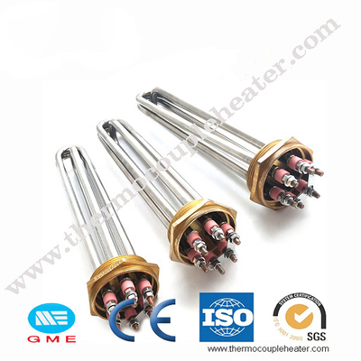 Immersione elettrica industriale Heater Heating Element della vite dell'acqua della bobina 3000 watt
