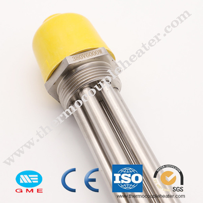 Immersione elettrica industriale Heater Heating Element della vite dell'acqua della bobina 3000 watt