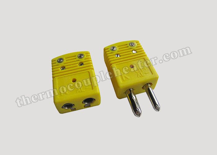 Industrial Thermocouple Components , Standard K Type Thermocouple Connector
