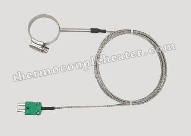 Tipo K della termocoppia del morsetto di tubo del cerchio degli ss per industria chimica del petrolio