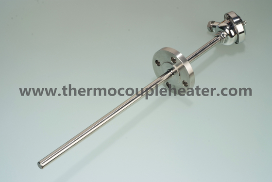 RTD PT100 della termocoppia del sensore di temperatura con la flangia Thermowell