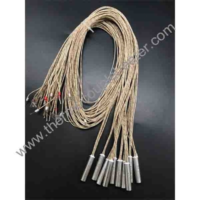 Riscaldatori elettrici a cartuccia personalizzati con termocoppia integrata