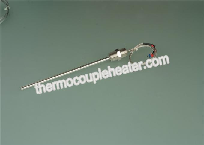 vetroresina della sonda del sensore di RTD della termocoppia di 100mm che protegge cavo