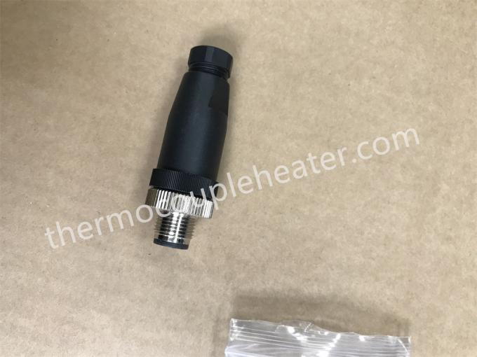 Connessione assiale maschile a canna M12 a 5 pin, femmina con cavo di collegamento